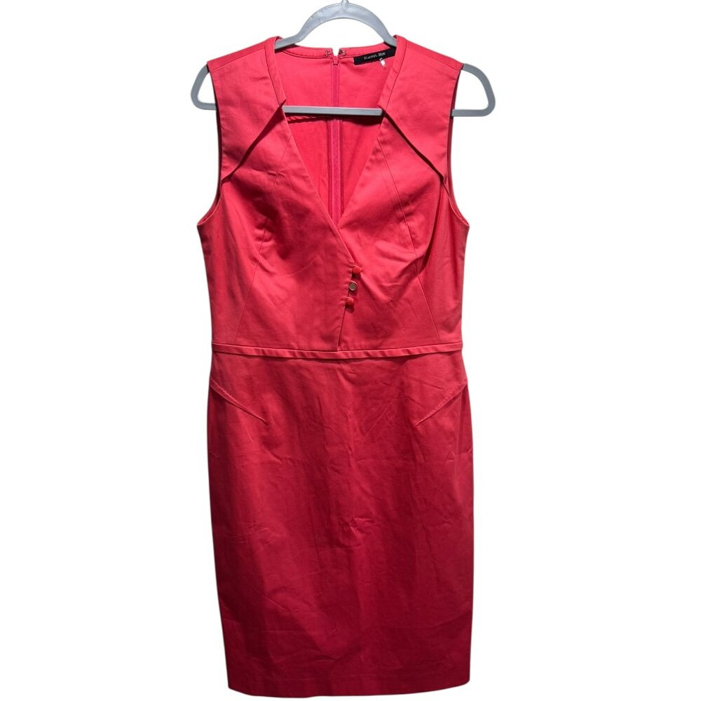 Rachel Roy Sheath Dress Women Med Orange Knee Lenght Party Event Preppy Business
